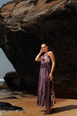 Orchid Bloom Maxi Dress