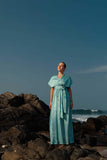 Dewdrop Breeze Wrap Dress
