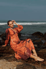 Heritage Bloom Maxi Dress