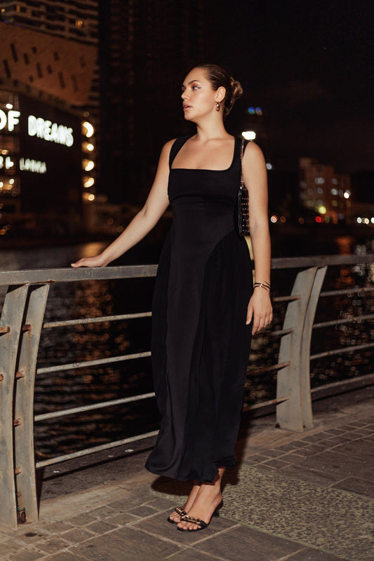 Noir Icon Maxi Dress