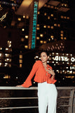 Bellflower Ruffle Top