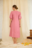 Petaline Joy Linen Dress