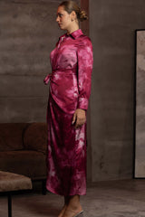 Aurora Silk Evening Dress