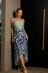 Trendy Charming Printed Maxi Dress