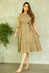 Coastal Breeze Linen Dress