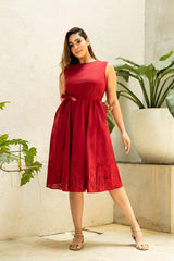 Coastal Breeze Linen Dress