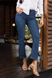 Stella mid waist boot cut jean