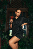 Celeste Wrap Mini Dress