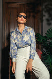 Lyra Abstract Shirt Top