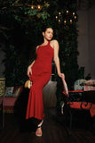 Serpentine Elegance Maxi Dress