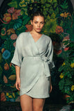Celeste Wrap Mini Dress