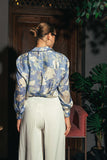 Lyra Abstract Shirt Top