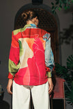 Lyra Abstract Shirt Top