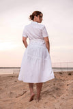 Misty Morning Linen Dress