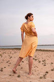 Misty Morning Linen Dress