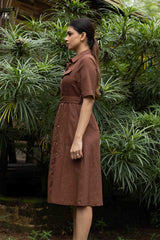 Gardenia Grace Linen Dress